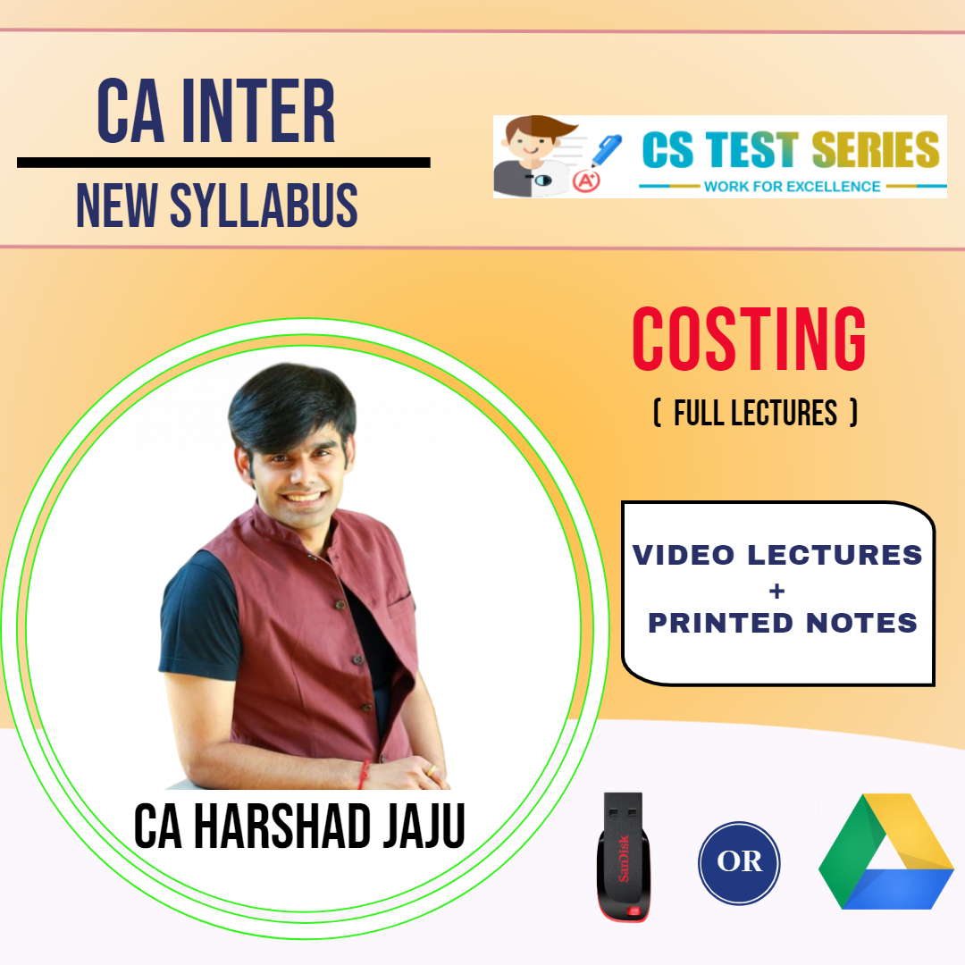 CA INTERMEDIATE GROUP I Cost and Management Accounting Full Lectures By CA HARSHAD JAJU